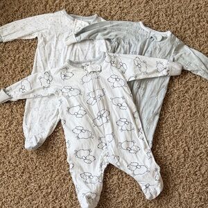 Gerber Newborn Cotton Onesies - Soft Gray